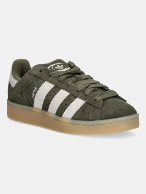 adidas Originals sneakersy zamszowe Campus 00S kolor zielony JQ8355