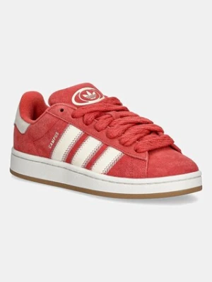 adidas Originals sneakersy zamszowe Campus 00S W damskie kolor czerwony JQ5805