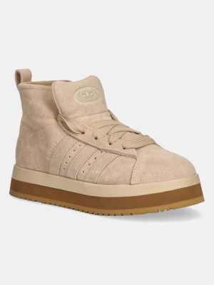 adidas Originals sneakersy zamszowe Campus 00s WTR MD damskie kolor beżowy JR3735