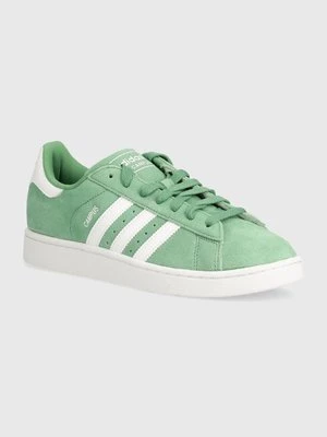 adidas Originals sneakersy zamszowe Campus 2 kolor zielony IE9069