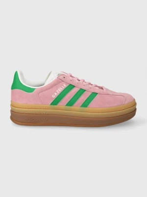 adidas Originals sneakersy zamszowe Gazelle Bold kolor różowy IE0420