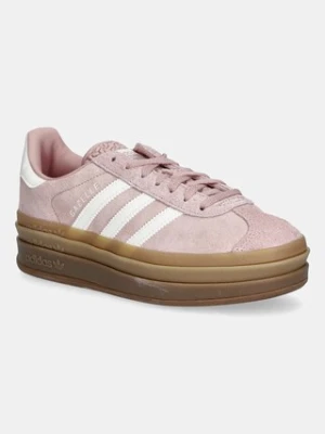 adidas Originals sneakersy zamszowe Gazelle Bold W damskie kolor różowy JS3903