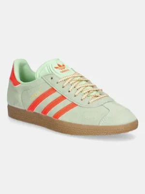 adidas Originals sneakersy zamszowe Gazelle damskie kolor zielony JH7212