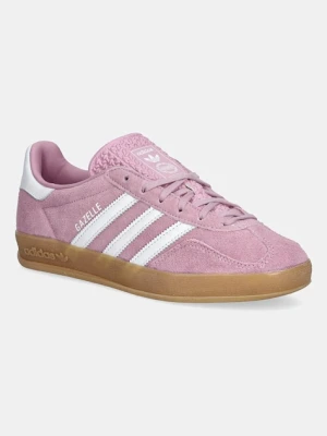 adidas Originals sneakersy zamszowe Gazelle Indoor damskie kolor fioletowy JS1395