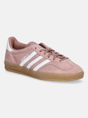 adidas Originals sneakersy zamszowe Gazelle Indoor damskie kolor różowy JS1397