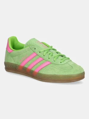 adidas Originals sneakersy zamszowe Gazelle Indoor damskie kolor zielony JQ1794
