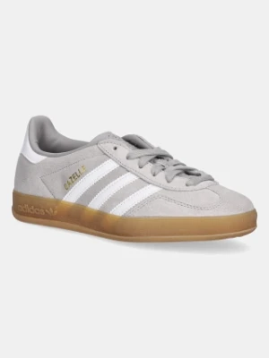 Zdjęcie produktu adidas Originals sneakersy zamszowe Gazelle Indoor kolor szary JQ0176