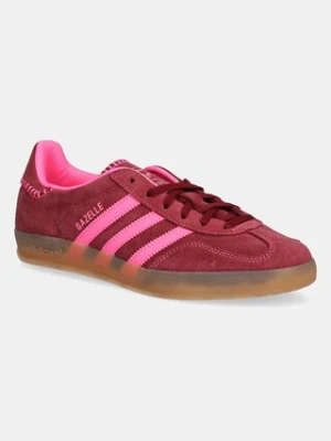 adidas Originals sneakersy zamszowe Gazelle Indoor W damskie kolor bordowy JS1403