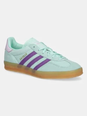 adidas Originals sneakersy zamszowe Gazelle Indoor W damskie kolor turkusowy JQ0192