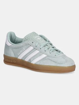 adidas Originals sneakersy zamszowe Gazelle Indoor W damskie kolor turkusowy JS1396