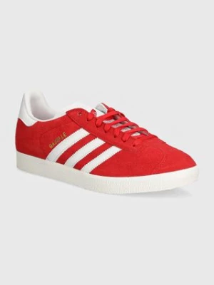 adidas Originals sneakersy zamszowe Gazelle kolor czerwony JI1534