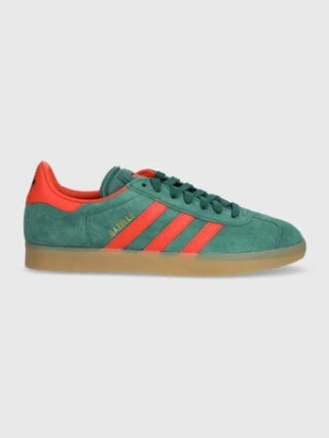 adidas Originals sneakersy zamszowe Gazelle kolor zielony IG6200