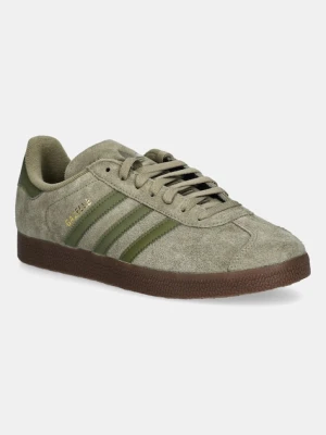 adidas Originals sneakersy zamszowe Gazelle męskie kolor zielony JR6288