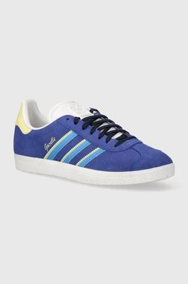 adidas Originals sneakersy zamszowe Gazelle W kolor niebieski IE0439