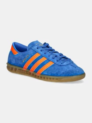 adidas Originals sneakersy zamszowe Hamburg W kolor niebieski IH5471