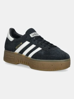 adidas Originals sneakersy zamszowe Handball Spezial Bold damskie kolor czarny JR7438
