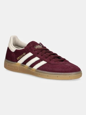 adidas Originals sneakersy zamszowe Handball Spezial damskie kolor bordowy JP8726