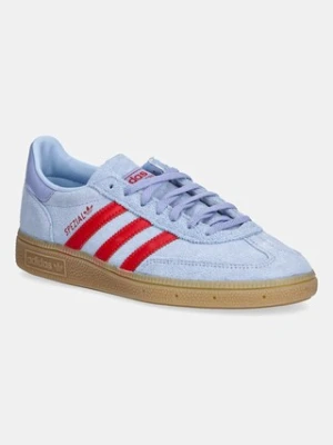 adidas Originals sneakersy zamszowe Handball Spezial damskie kolor niebieski JR3639
