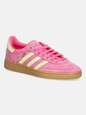 adidas Originals sneakersy zamszowe Handball Spezial damskie kolor różowy IH9213