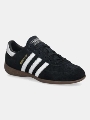 adidas Originals sneakersy zamszowe Handball Spezial Lo Pro damskie kolor czarny KJ3629