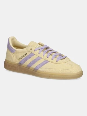 adidas Originals sneakersy zamszowe Handball Spezial W damskie kolor żółty JR3617
