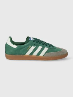 adidas Originals sneakersy zamszowe kolor zielony