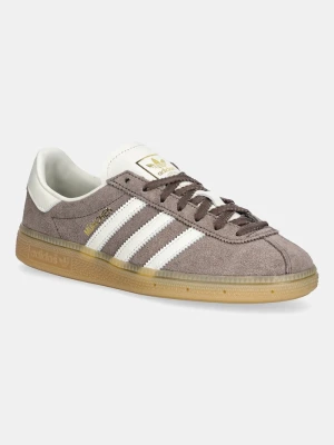adidas Originals sneakersy zamszowe Muenchen W brązowy