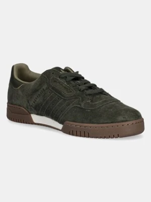adidas Originals sneakersy zamszowe Powerphase męskie kolor zielony JR0942