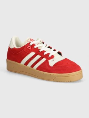 adidas Originals sneakersy zamszowe Rivalry 86 Low kolor czerwony ID8410