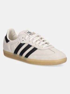 adidas Originals sneakersy zamszowe Samba OG kolor beżowy JR2014
