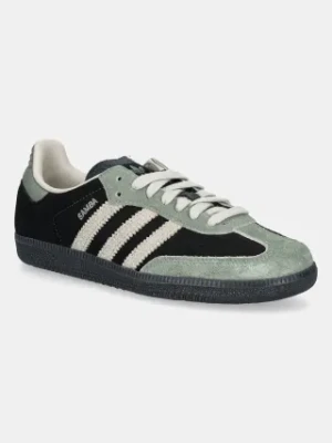 adidas Originals sneakersy zamszowe Samba OG W damskie kolor czarny JI2680