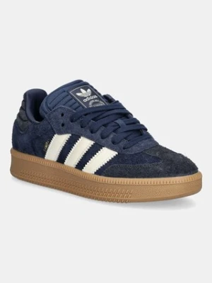 adidas Originals sneakersy zamszowe Samba Xlg męskie kolor granatowy JS3827