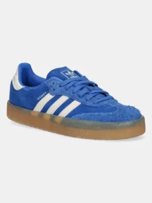 adidas Originals sneakersy zamszowe Sambae W damskie kolor niebieski JI2743