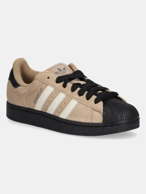 adidas Originals sneakersy zamszowe Superstar II kolor zielony JQ3221