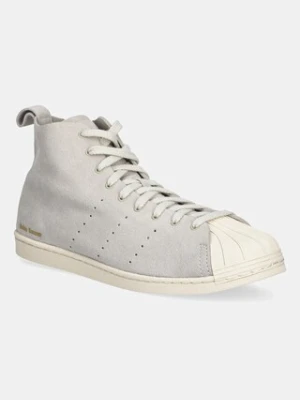 adidas Originals sneakersy zamszowe x Wales Bonner SupeRStar Hi kolor szary JQ7633