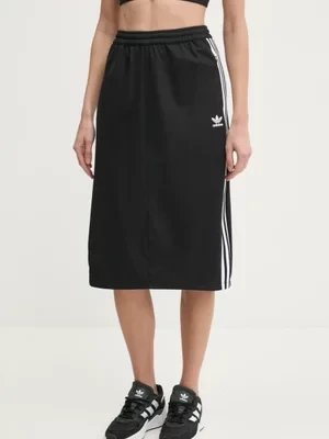 adidas Originals spódnica Adicolor Classic 3S Skirt kolor czarny midi ołówkowa IW8461