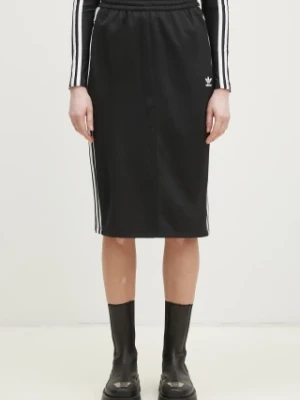 adidas Originals spódnica Adicolor Classic 3S Skirt kolor czarny midi ołówkowa IW8461