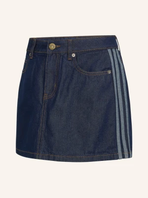 Adidas Originals Spódnica Dżinsowa Z 3 Paskami blau GRANATOWY