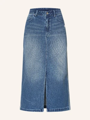 Adidas Originals Spódnica Jeansowa Adicolor 3 Stripes Denim blau