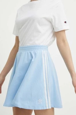 adidas Originals spódnica kolor niebieski mini rozkloszowana IT9843