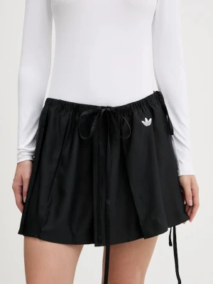 adidas Originals spódnica Ribbon Skirt kolor czarny mini rozkloszowana JX2554