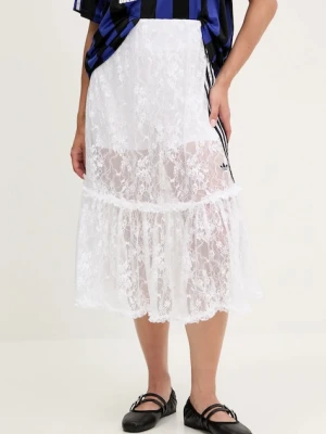 adidas Originals spódnica Skirt kolor biały midi rozkloszowana KD2288