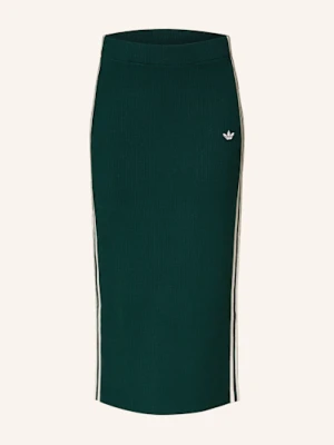 Adidas Originals Spódnica Z Dzianiny Adicolor Knit 3 Stripes gruen