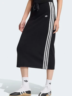 adidas Originals spódnica z wiskozą czarny