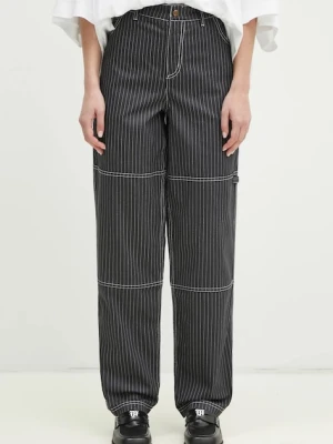 adidas Originals spodnie Aop Pant damskie kolor szary fason cargo high waist JJ3140