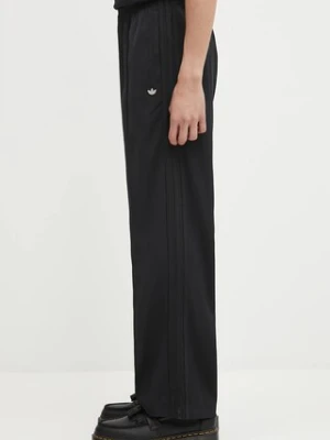 adidas Originals spodnie Baggy Track Pants męskie kolor czarny z aplikacją JW2796