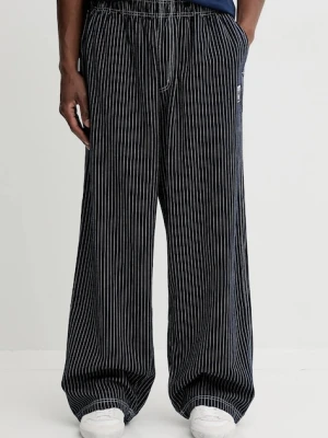 adidas Originals spodnie bawełniane Graphic Lo Ch męskie kolor granatowy proste JW0178