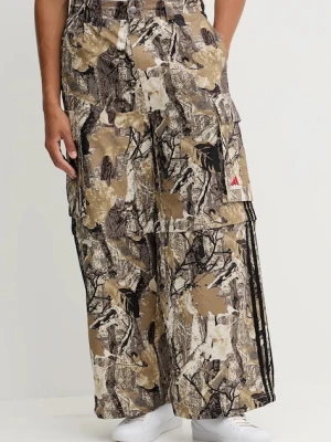 adidas Originals spodnie bawełniane OG Camo Pant męskie kolor beżowy w fasonie cargo KD6256