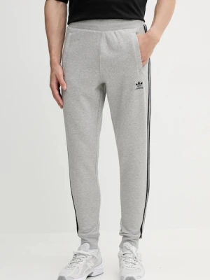 adidas Originals spodnie dresowe 3-Stripes męskie kolor szary melanżowe JY1387