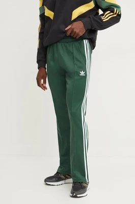 adidas Originals spodnie dresowe 70S Track Pant kolor zielony wzorzyste IX5224